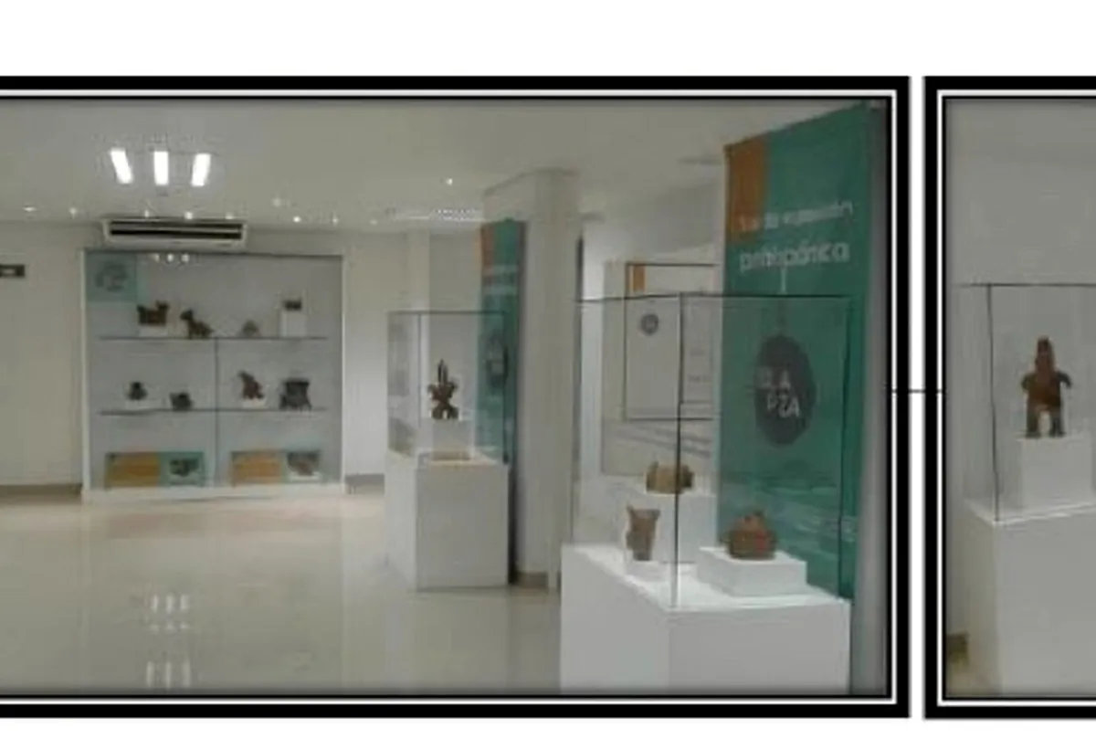 Sala interior del Museo de Arqueología de Manzanillo